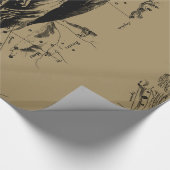 《星座》乙女座星座ヘベリアスのエッチングスタイル ラッピングペーパー (角)