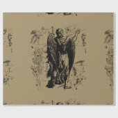 《星座》乙女座星座ヘベリアスのエッチングスタイル ラッピングペーパー (フラット)