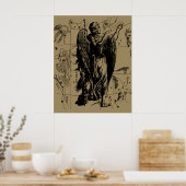 《星座》乙女座星座ヘベリアス1690年8月23日9月22日 ポスター (キッチン)