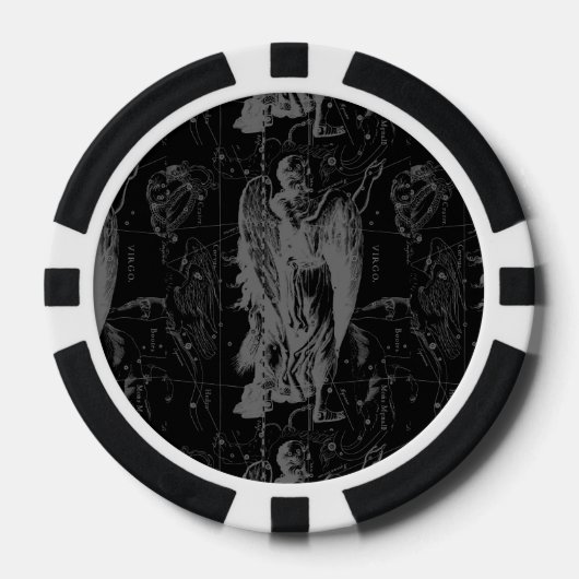 《星座》乙女座星座ヘベリアス1690年8月23日 – 9月22日 ポーカーチップ (正面)