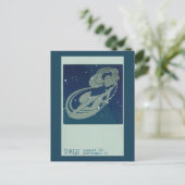 《星座》乙女座星座ヴィンテージ〔占星術の〕十二宮図占星術 ポストカード (スタンド正面)