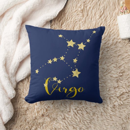 《星座》乙女座星座占星術 クッション (ブランケット)