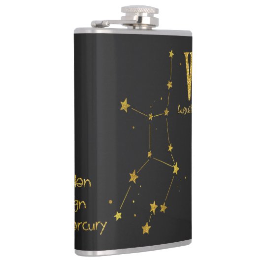 《星座》乙女座星記号 フラスク (右)