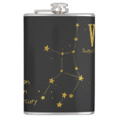 《星座》乙女座星記号 フラスク (正面)
