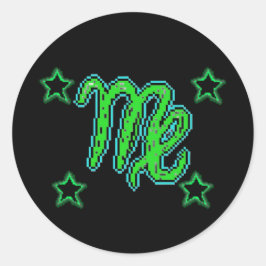 《星座》乙女座星 ラウンドシール