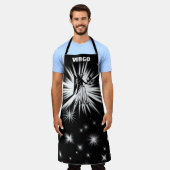 《星座》乙女座標識 エプロン (着用した状態)