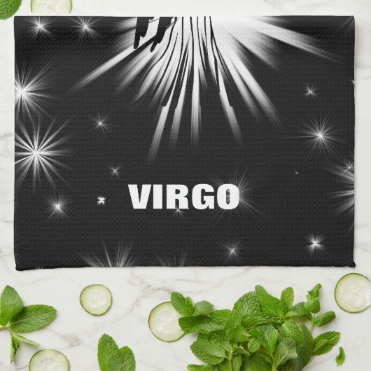 《星座》乙女座標識 キッチンタオル (折り畳み)