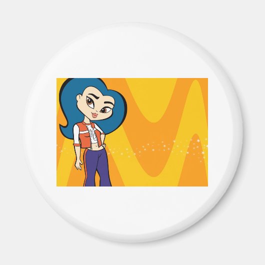 《星座》乙女座磁石 マグネット (正面)