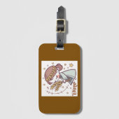 《星座》乙女座荷札 ラゲッジタグ (正面縦)