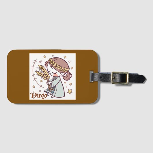 《星座》乙女座荷札 ラゲッジタグ (正面横)