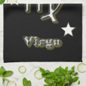 《星座》乙女座記号 キッチンタオル (折り畳み)