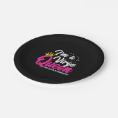 《星座》乙女座誕生日クイーンアストロロジー威厳がある9月 ペーパープレート (アングル)