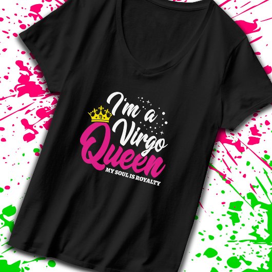 《星座》乙女座誕生日クイーンアストロロジー威厳がある9月 Tシャツ