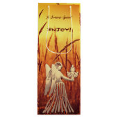 《星座》乙女座誕生日ワイン抱き枕 ワインギフトバッグ (正面)