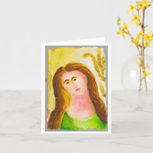 《星座》乙女座誕生日 カード (黄色い花)