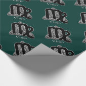 《星座》乙女座誕生標識ケルト結び目模様〔占星術の〕十二宮図紙 ラッピングペーパー (角)