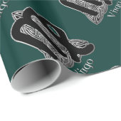 《星座》乙女座誕生標識ケルト結び目模様〔占星術の〕十二宮図紙 ラッピングペーパー (ロールコーナー)