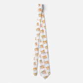 《星座》乙女座金ゴールド〔占星術の〕十二宮図星占い標識 ネクタイ (裏面)