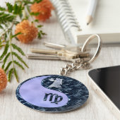 《星座》乙女座陰陽 キーホルダー (側面)