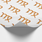 《星座》乙女座黄金星占い標識 ラッピングペーパー (角)