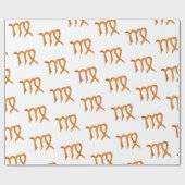 《星座》乙女座黄金星占い標識 ラッピングペーパー (フラット)