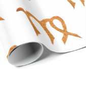 《星座》乙女座黄金星占い標識 ラッピングペーパー (ロールコーナー)