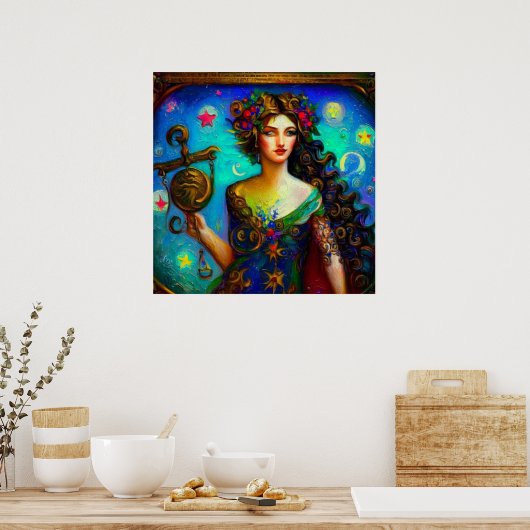 《星座》乙女座10 ポスター (キッチン)