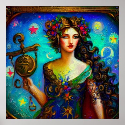 《星座》乙女座10 ポスター (正面)