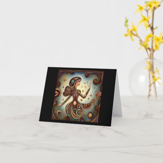 《星座》乙女座11 カード (黄色い花)