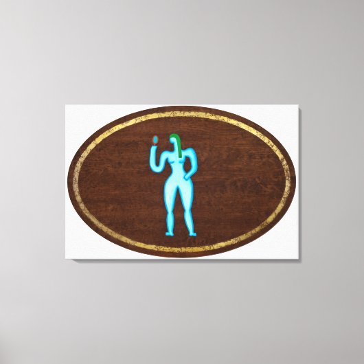 《星座》乙女座208 キャンバスプリント (正面)