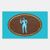 《星座》乙女座208 長方形シール (正面)