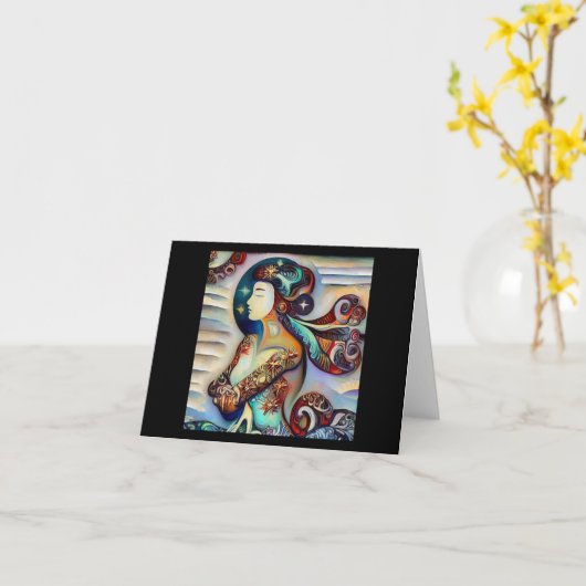 《星座》乙女座4 カード (黄色い花)