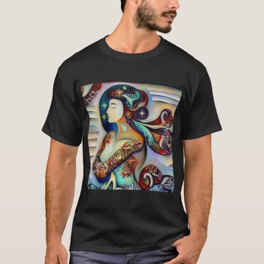 《星座》乙女座4 Tシャツ (正面)