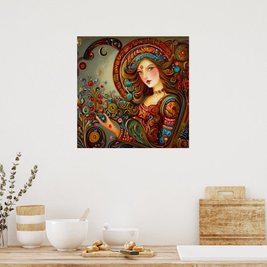 《星座》乙女座5 ポスター (キッチン)