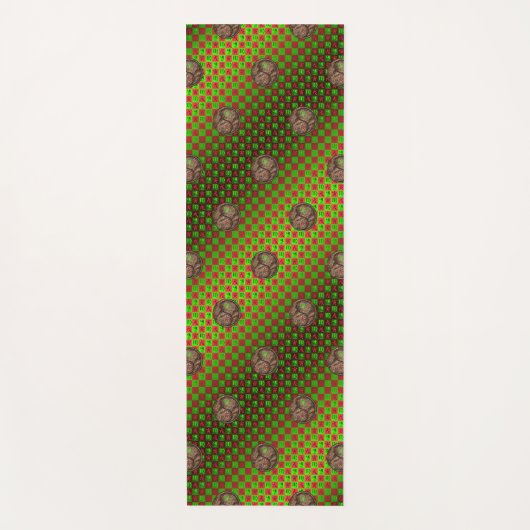 《星座》乙女座&アースタイガー ヨガマット (正面)