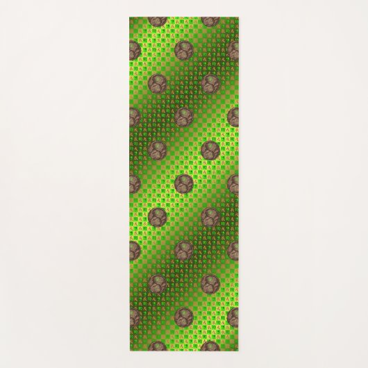 《星座》乙女座&アースドラゴン ヨガマット (正面)