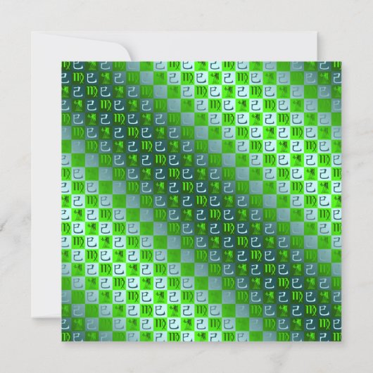 《星座》乙女座&アースネーク カード (裏面)