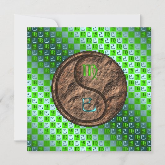 《星座》乙女座&アースネーク カード (正面)