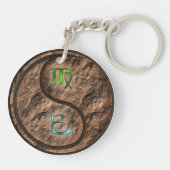 《星座》乙女座&アースネーク キーホルダー (裏面)