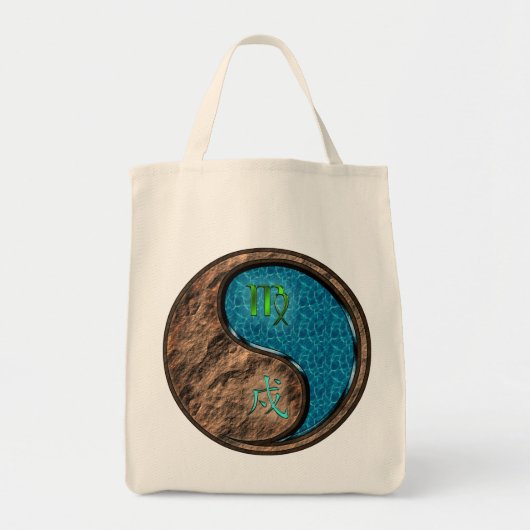 《星座》乙女座&ウォータードッグ トートバッグ (正面)