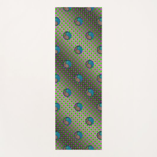 《星座》乙女座&ウォーター・ルースター ヨガマット (正面)