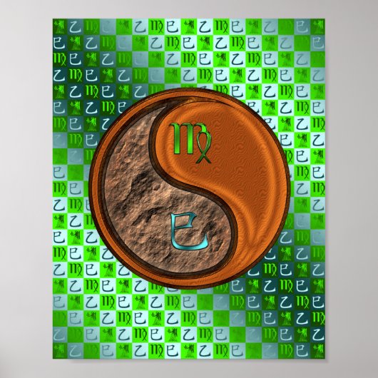 《星座》乙女座&ウッドスネーク ポスター (正面)