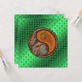 《星座》乙女座&ウッドドッグ カード (正面/裏面インサイチュ)