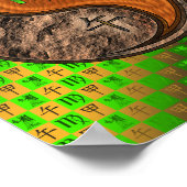 《星座》乙女座&ウッドホース ポスター (角)