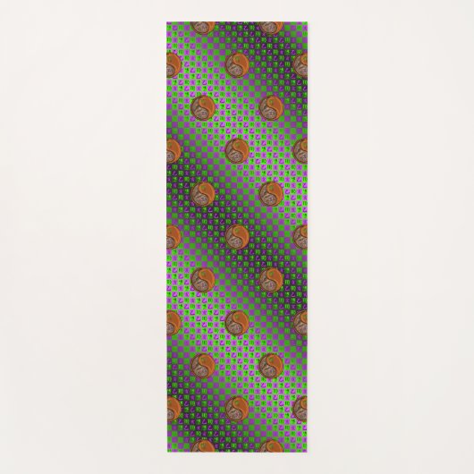 《星座》乙女座&ウッドボア ヨガマット (正面)