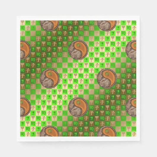 《星座》乙女座&ウッドラット スタンダードランチョンナプキン (正面)