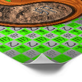 《星座》乙女座&ウッドラビット ポスター (角)