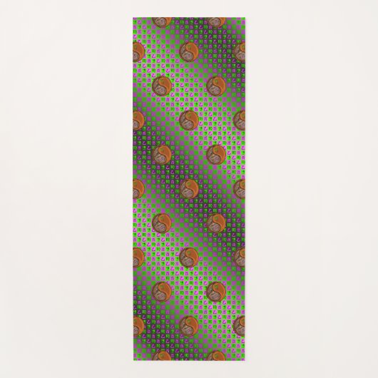 《星座》乙女座&ウッドロースター ヨガマット (正面)