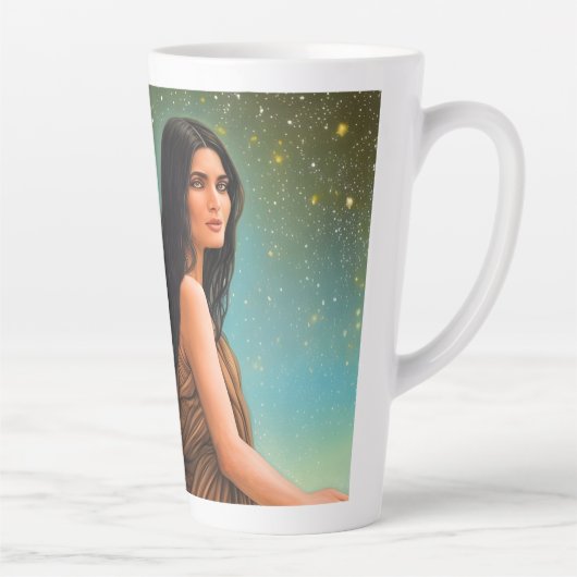 《星座》乙女座 カフェラテマグ (右)