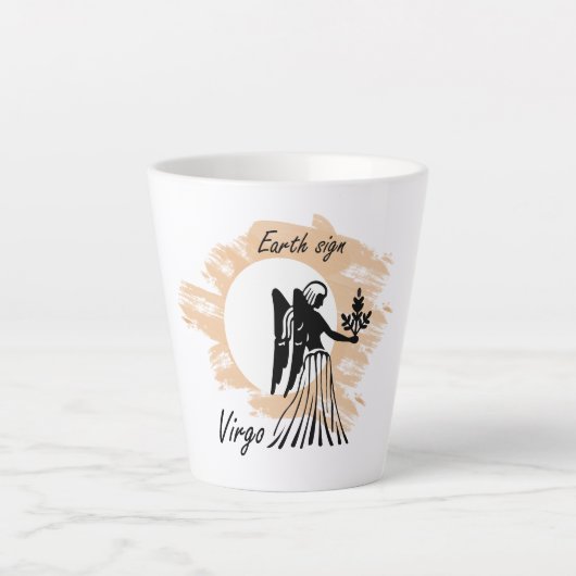 《星座》乙女座 カフェラテマグ (正面)